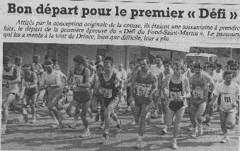 Le double d&eacute;part du 1er D&eacute;fi