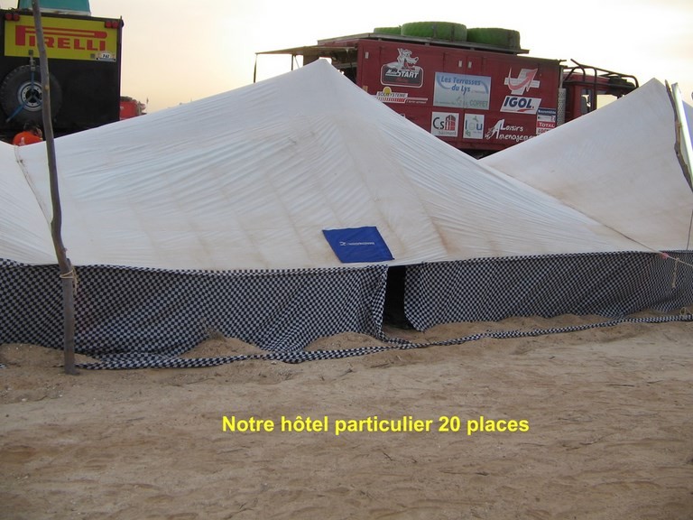Nouakchott  Hôtel particulier tente