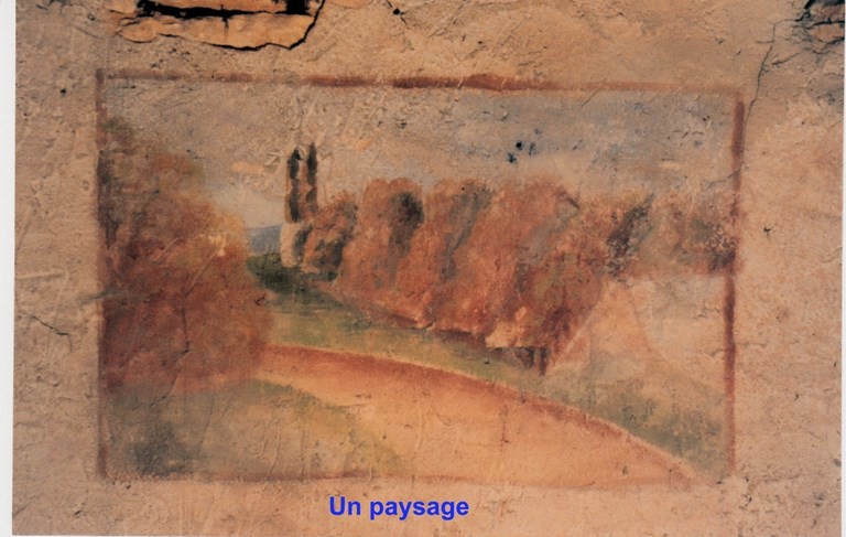fresque paysage soldat