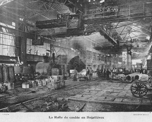 La Halle de coul&eacute;e en lingoti&egrave;res